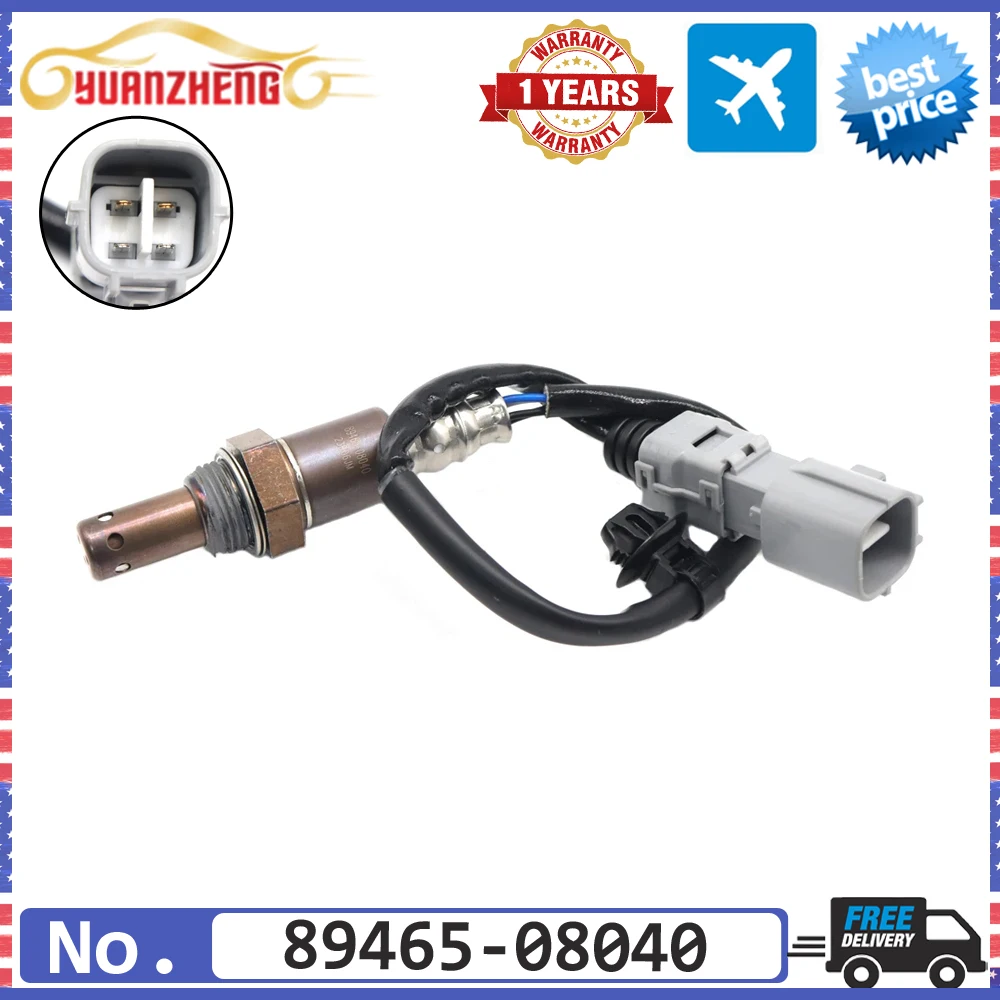 NEW Rear Air Fuel Ratio Lambda O2 Oxygen Sensor 89465-08040 for Toyota Sienna Highlander Lexus RX330 3.3L 04-06 Downstream