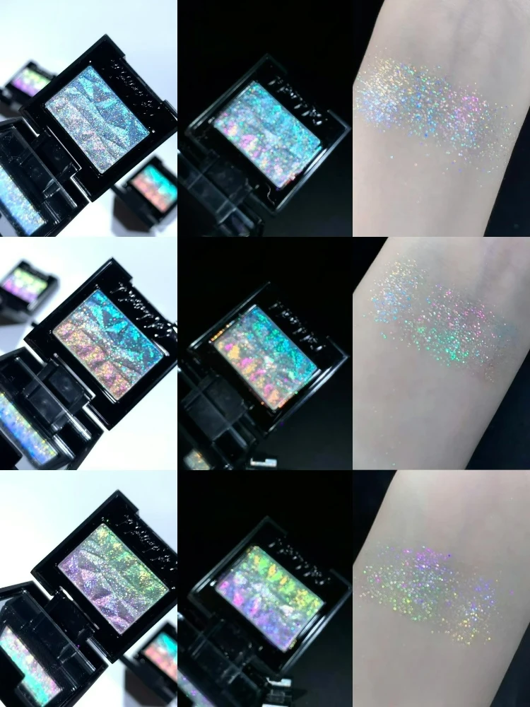 Coldnwild Chameleon Eyeshadow Smoke Flash Highly Pigmented Red Purple Green Sparkling Gradient Eye