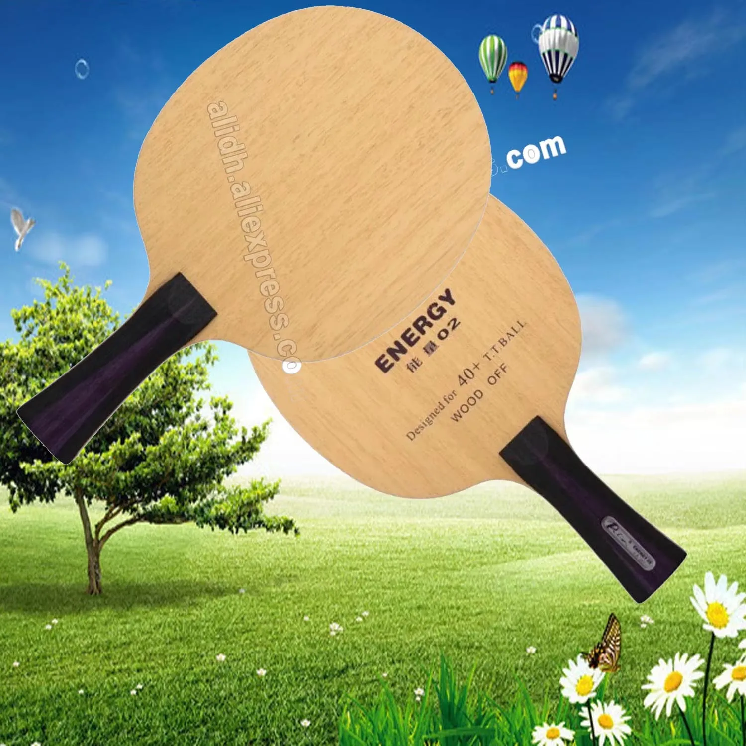 

Лезвие для настольного тенниса Palio Energy 02, 40 + новый материал, ракетка для настольного тенниса, игровая петля и быстрая атака, 5 слоев дерева nergy2