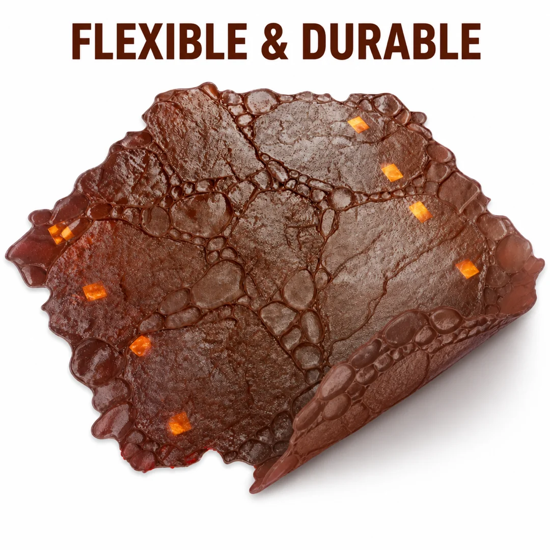 Irregular Flagstone Concrete Stamp Mold with Pebble Border