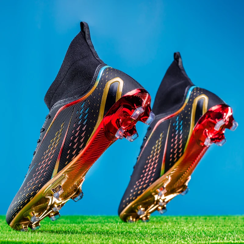 

ShuangXing Genuine Football Shoes Men's High-Top Youth Teenager Adult AG Studs Sports Competition Training Specialized