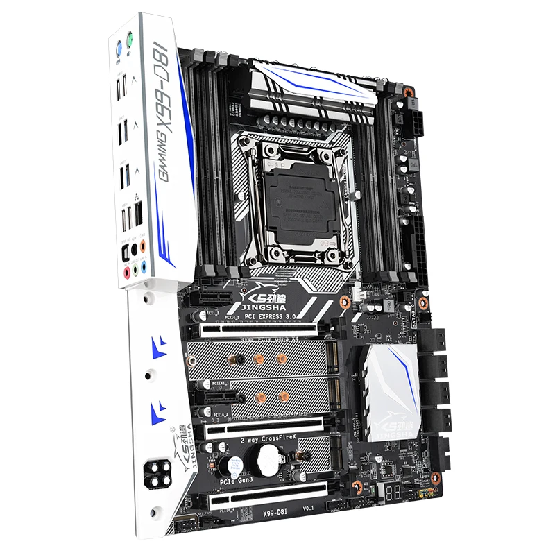 X99-D8I Gaming Motherboard Kit With E5 2680V4 DDR4 2400 4*8G=32GB RAM Quad Channel XSJnewwold GEN3X4 256GB SSD kit xeon x99