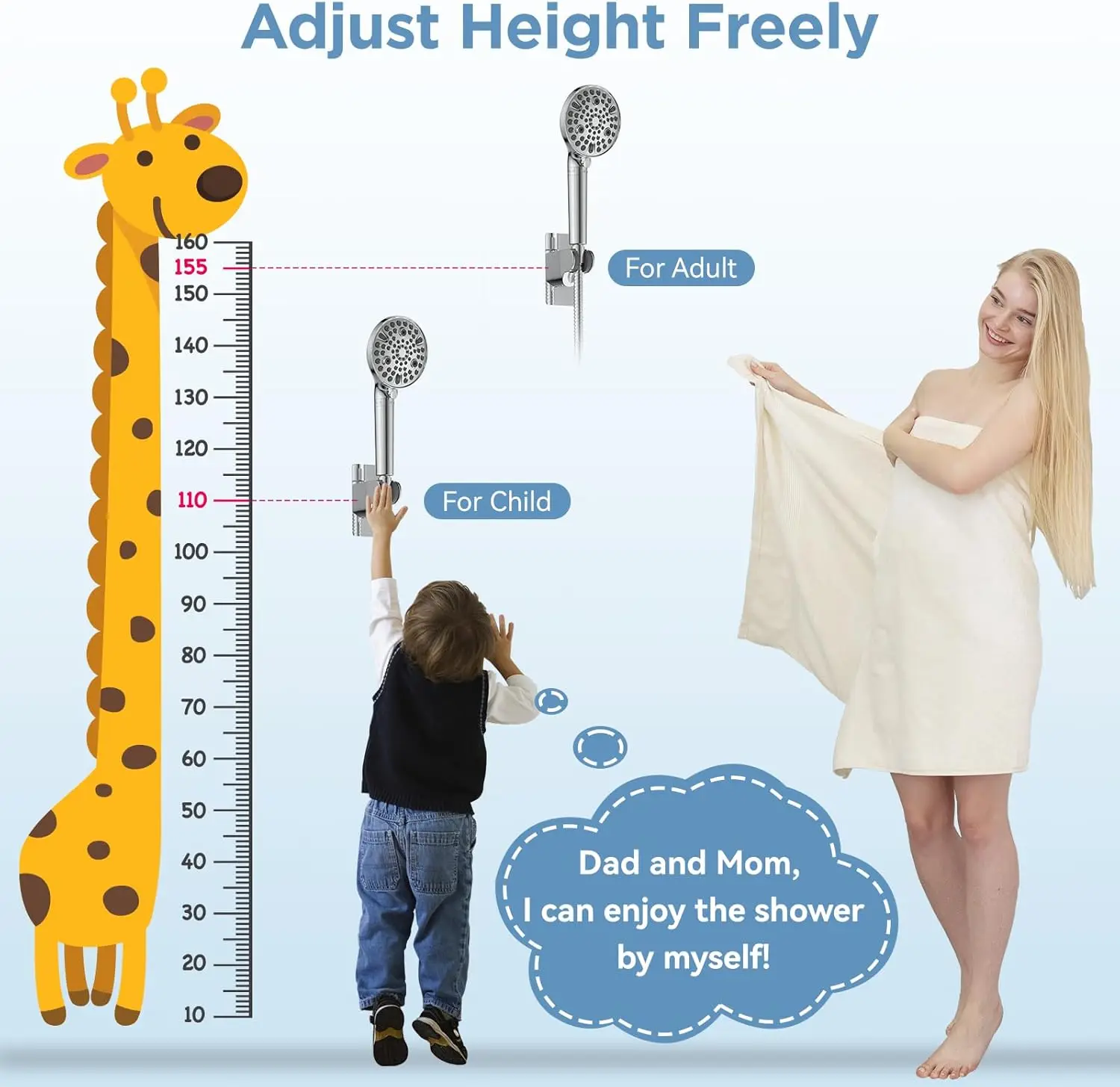 Dual Filtered Shower Head Combo with High Pressure Rain and Handheld Spray for Healthier Skin