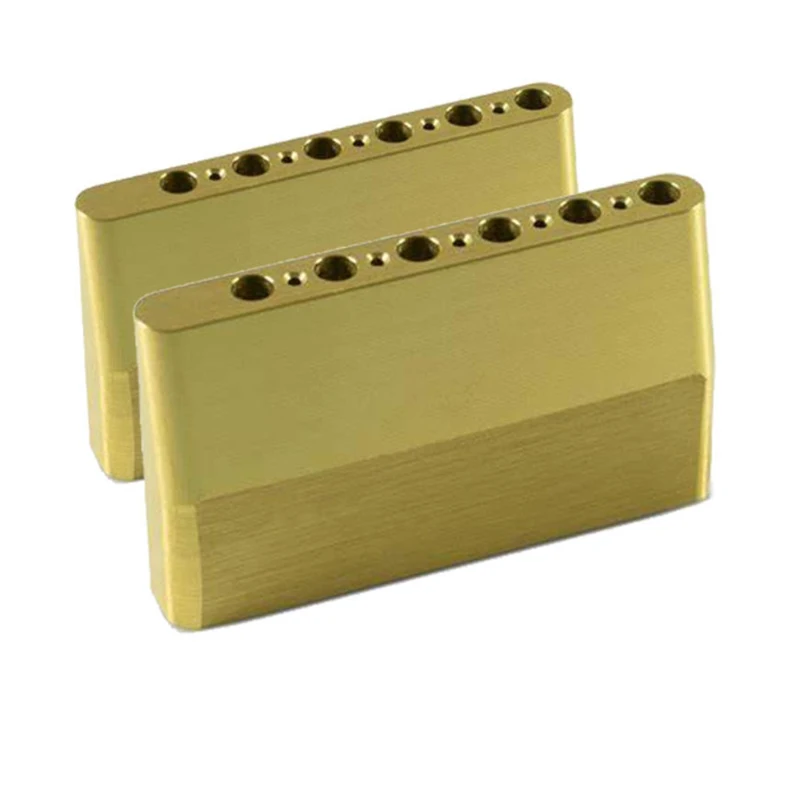 

OEM Headless Acoustic Bass ST Guitar Tremolo Block Custom Strict Tolerance Brass CNC Milling Machining Part