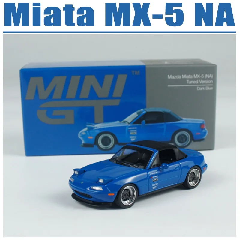 รถโมเดลโลหะผสม MINIGT 1/64 Miata MX-5 NA ของเล่นรถยนต์ ของขวัญ
