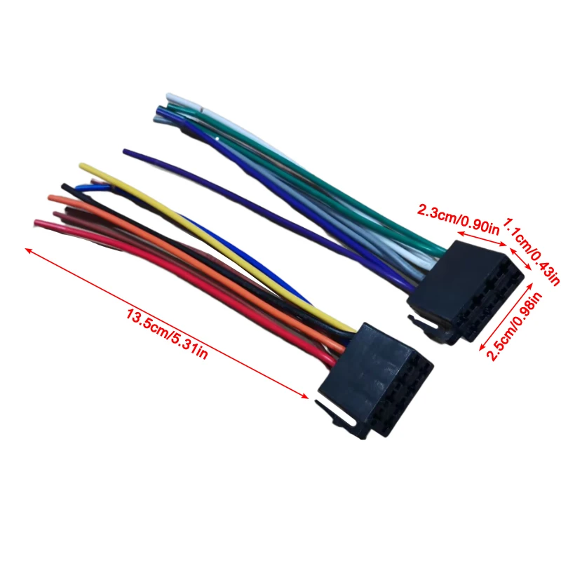 Universal Adapters Wire Harness Adapter Universal Female ISO Wiring Harness Car Radio Adaptor Connector Wire Plug Kit image 2