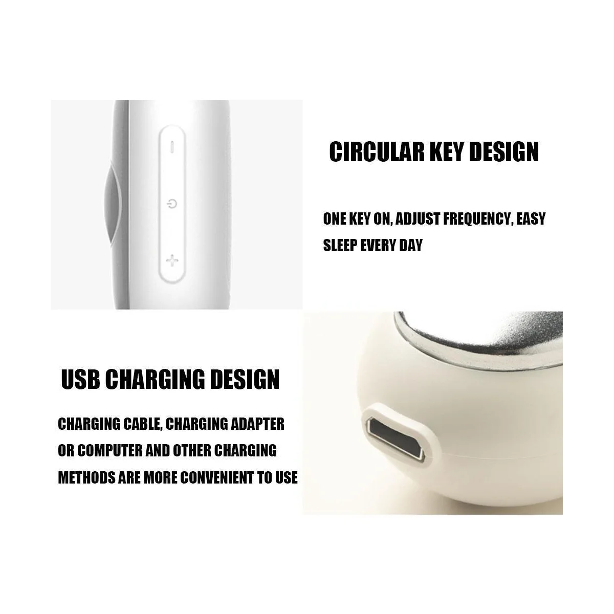 Intelligent Sleep Aid Handheld Micro-Current Sleep Device Anxiety Relief Deep Sleep Instrument Sleeper Insomnia Device-A