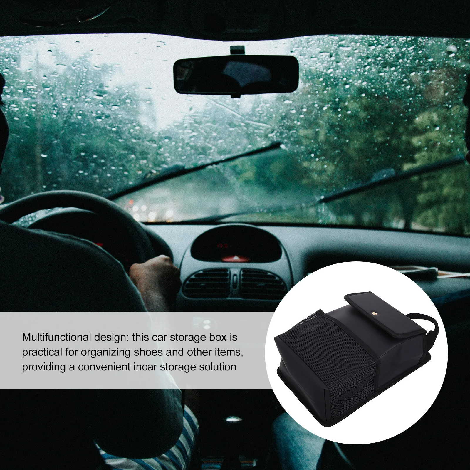 

Waterproof Foldable Trunk Organizer for Shoes Storage Heavy Duty Car Suv Truck Accessories Multifunctional Compact Design