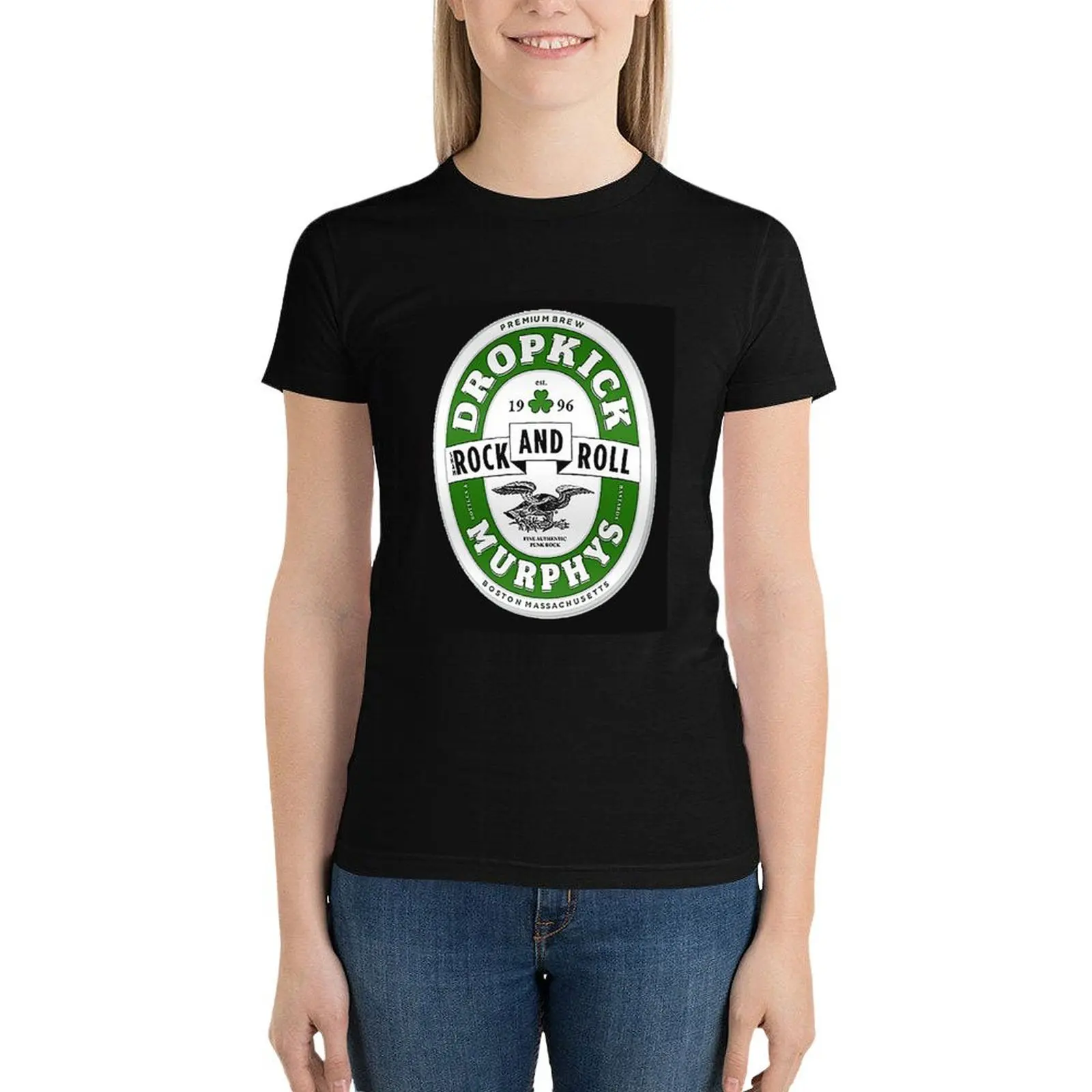 dropkick murphys Rock and Roll T-Shirt tops shirts graphic tees Female clothing Womens clothing