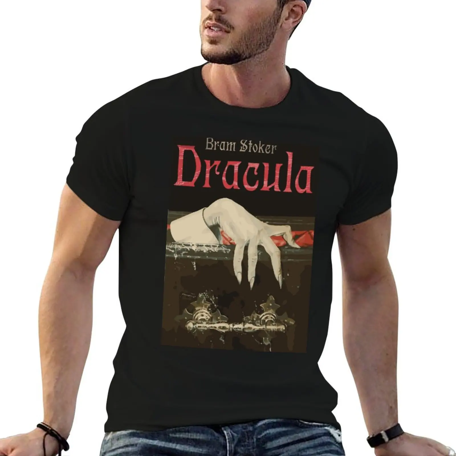 Dracula T-Shirt Minimal Art Print T-Shirt