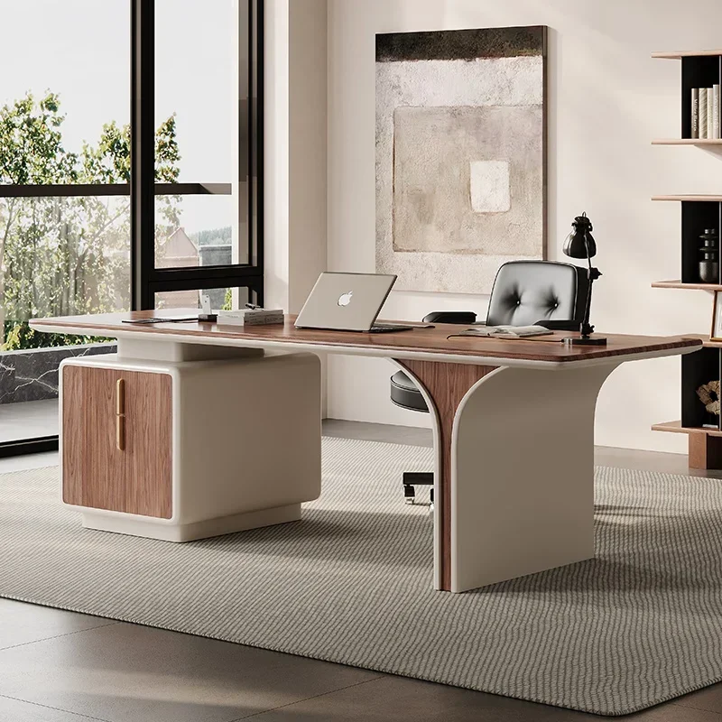 Furniture Office Storage Manager Executive Desk Modern Desktop Cabinet Home Office Desks Drawers Work Luxury Escrivaninha