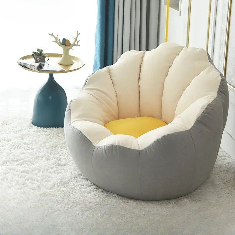

Home Furniture Petal Bean Bag Pumpkin Lazy Sofa Single Chair Bedroom Balcony Creative Leisure Reading Chair Tatami Furniture
