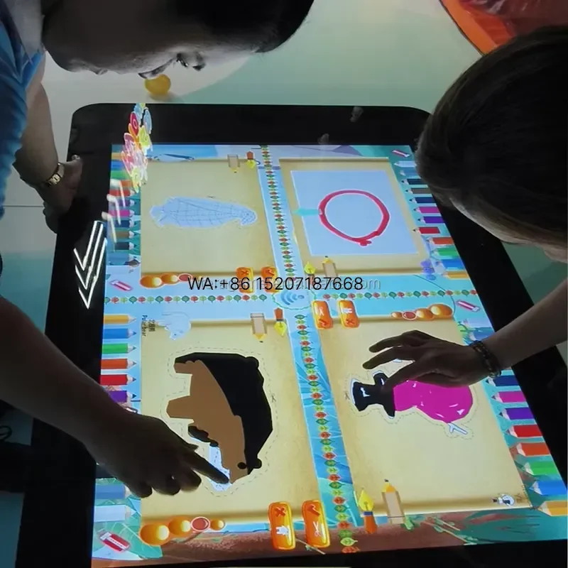 Wmwmnu for Projection Drawing Board Interactive Painting Game System for Kids Indoor Technology Experience Centers