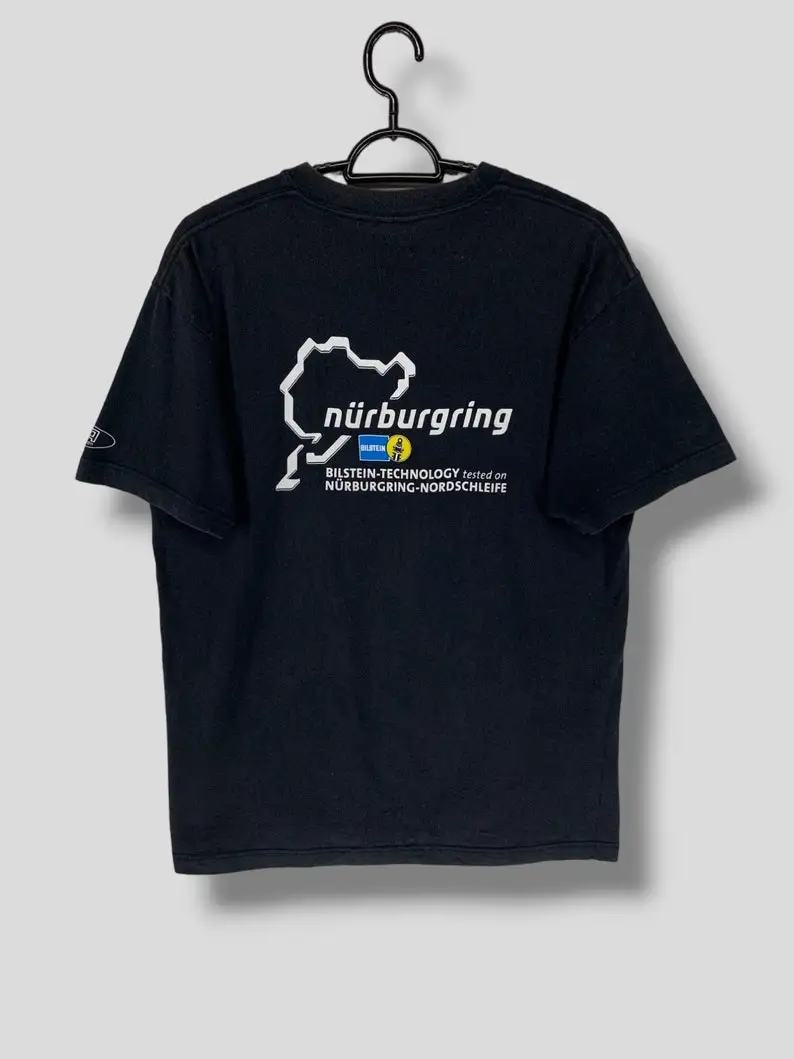 Vintage Bilstein technology nurburgring nordschleife T Shirt suspension system company tee aftermarket racing parT size Medium