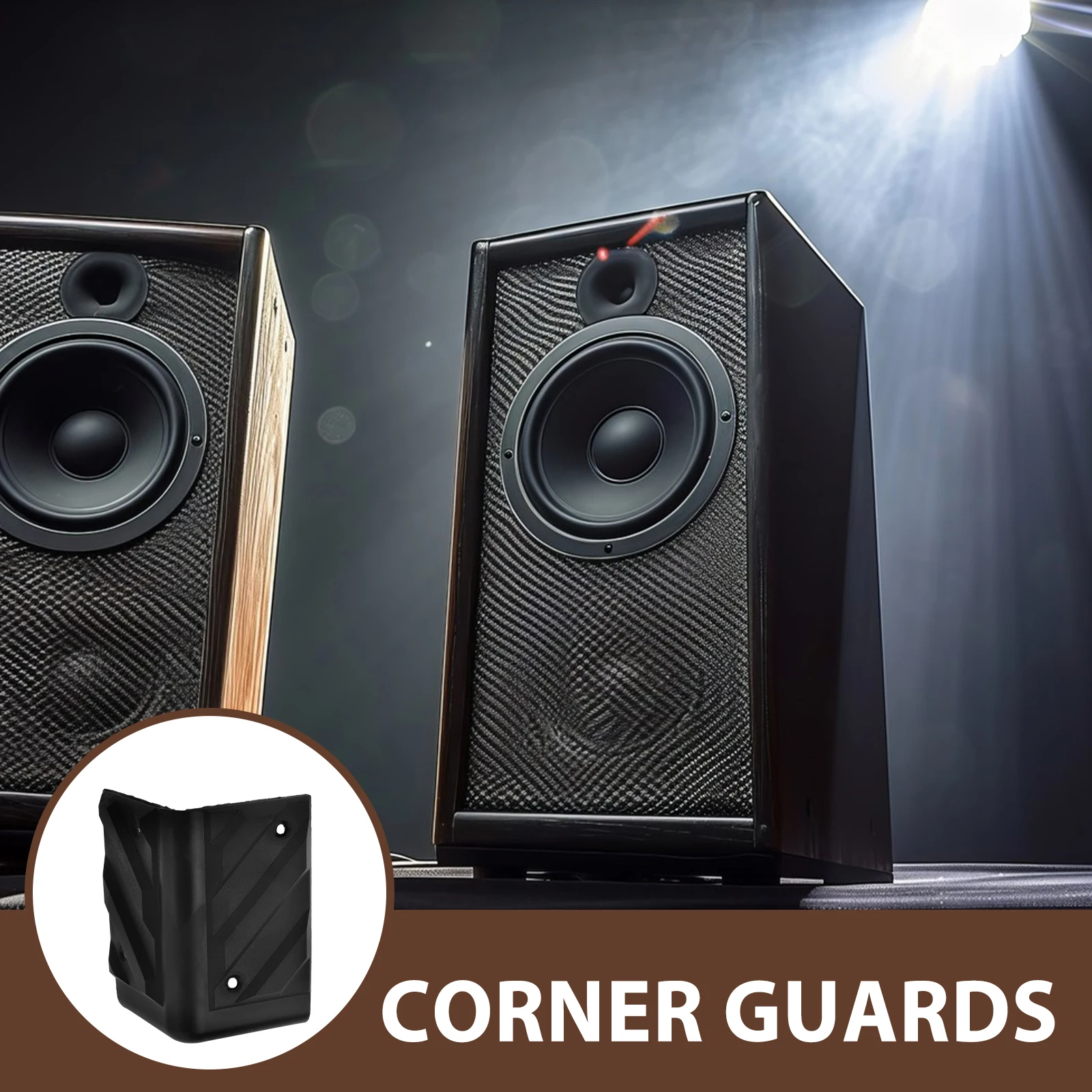 

16pcs Speaker Corner Protectors Plastic Durable Cabinet Angle Guards Anti Collision Cover Furniture Corner Protector Wrap