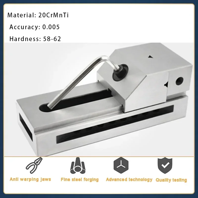 qkg Vise High Precision Cnc Router Working Clamping Fixture For Surface Grinding Milling Edm,Precision Tool Maker qkg88 100 125