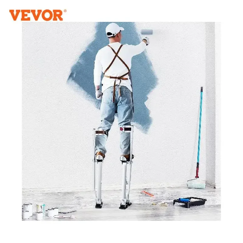 

VEVOR Drywall Stilts Professional Aluminum lastering Stilt Ladder Adjustable Plastering Stilts Paint Tool Stage Props