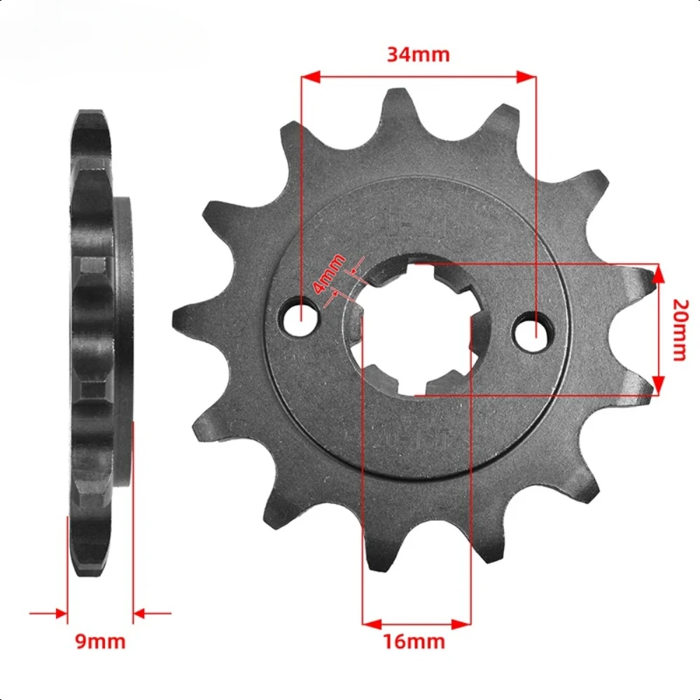 520 13T Motorcycle Front Sprocket Gear Staring Wheel Cam For Yamaha ATV YFS200 1988-06 YFS200U YFS200L Blaster