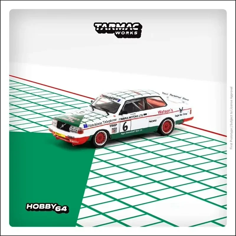 

Tarmac Works TW 1:64 240 Turbo Macau Guia Race 1985 Diecast Model Car