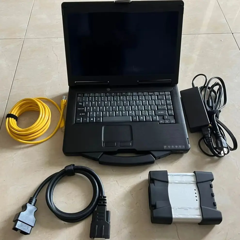 Laptop CF53 90% Novo com Software 2026.06V e HDD de 1TB para Ferramenta de Diagnóstico BMW Icom Next, 2 anos de garantia