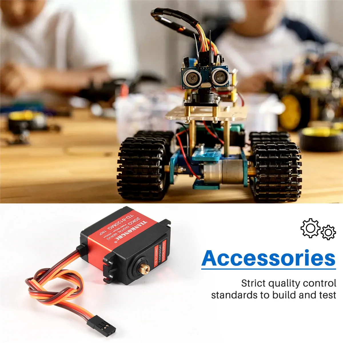 تيانكونغرك-معدات معدنية رقمية مضادة للماء ، سيارة موديل بجهاز تحكم عن بعد ، 20 * عزم دوران عالي ، زاوية ، سيرفو