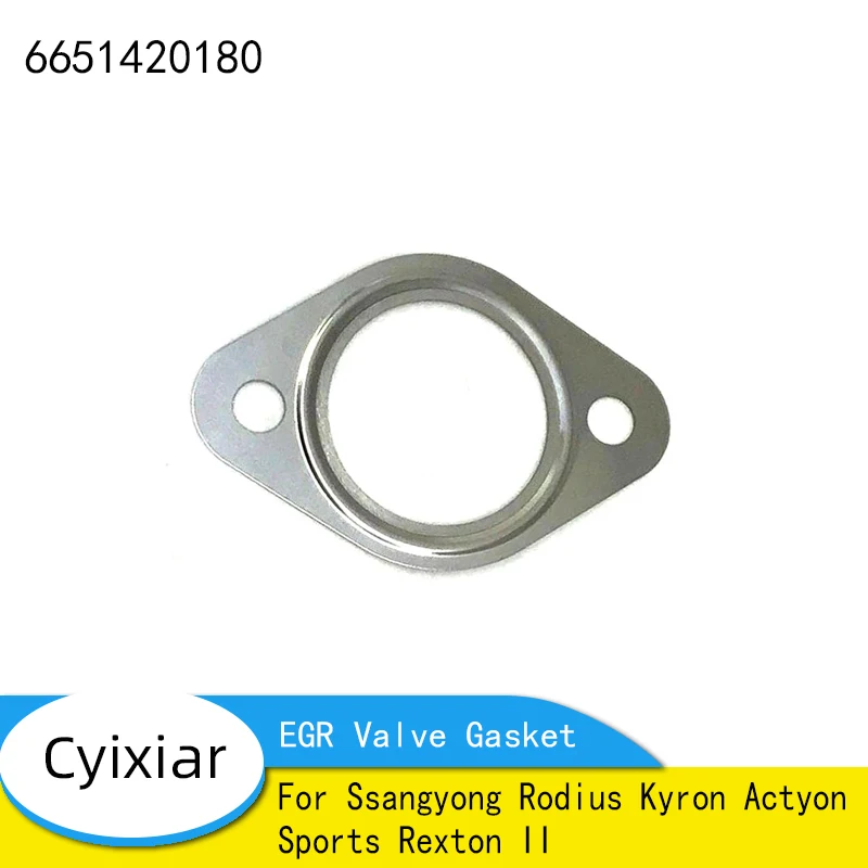 6651420180 Exhaust Gas Recirculation EGR Valve Gasket Intake Branch Pipe Seal For Ssangyong Rodius Kyron Actyon Sports Rexton II