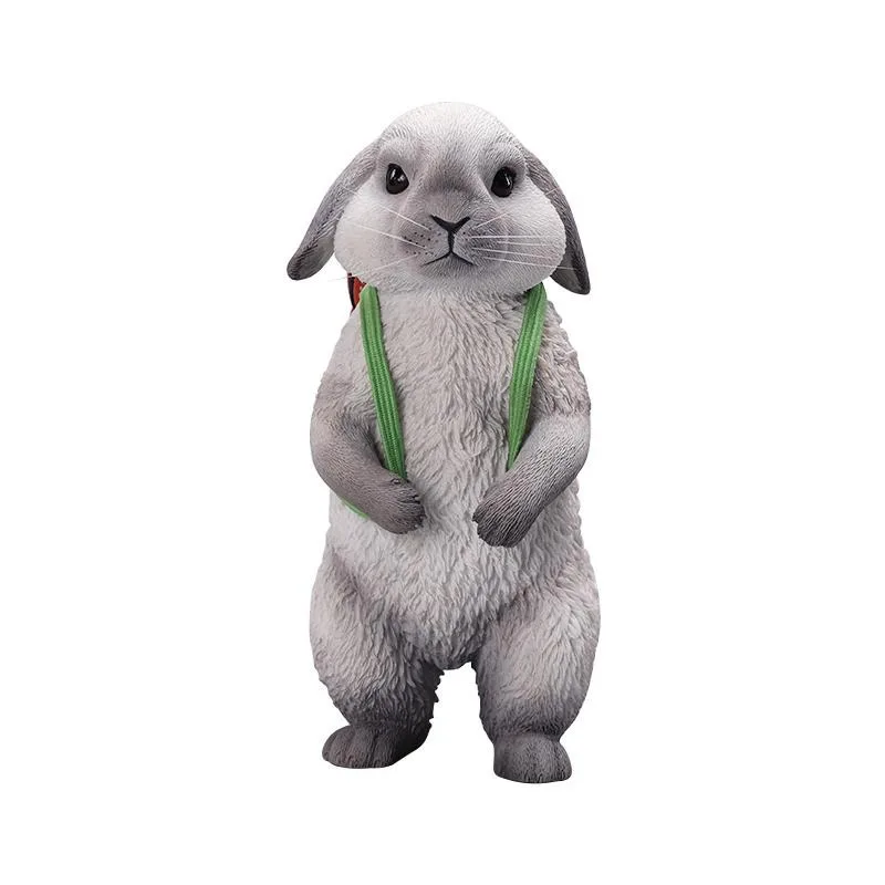 

Lop-eared rabbit cartoon simulation pet rabbit peripheral model figure ornament cute gift