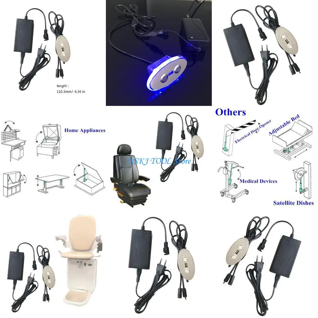 

L8RC Accuracy Motor Control Device Metal Surfaces ABS Base for Commercial Homes Use
