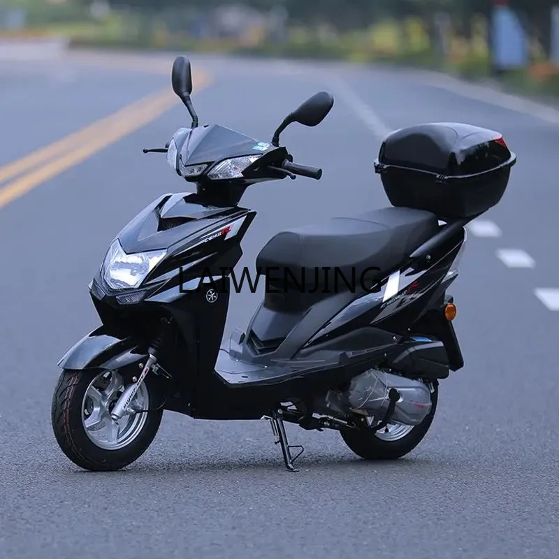 HLZ new 125cc scooter motorcycle power-assisted transportation vehicle