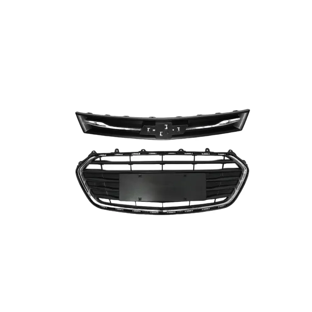 

Для Chevrolet Trax 2017-2020: Нижняя передняя решетка радиатора, вставка в бампер, черная сетчатая гоночная решетка, крышка центрального воздухозаборника в стиле OEM