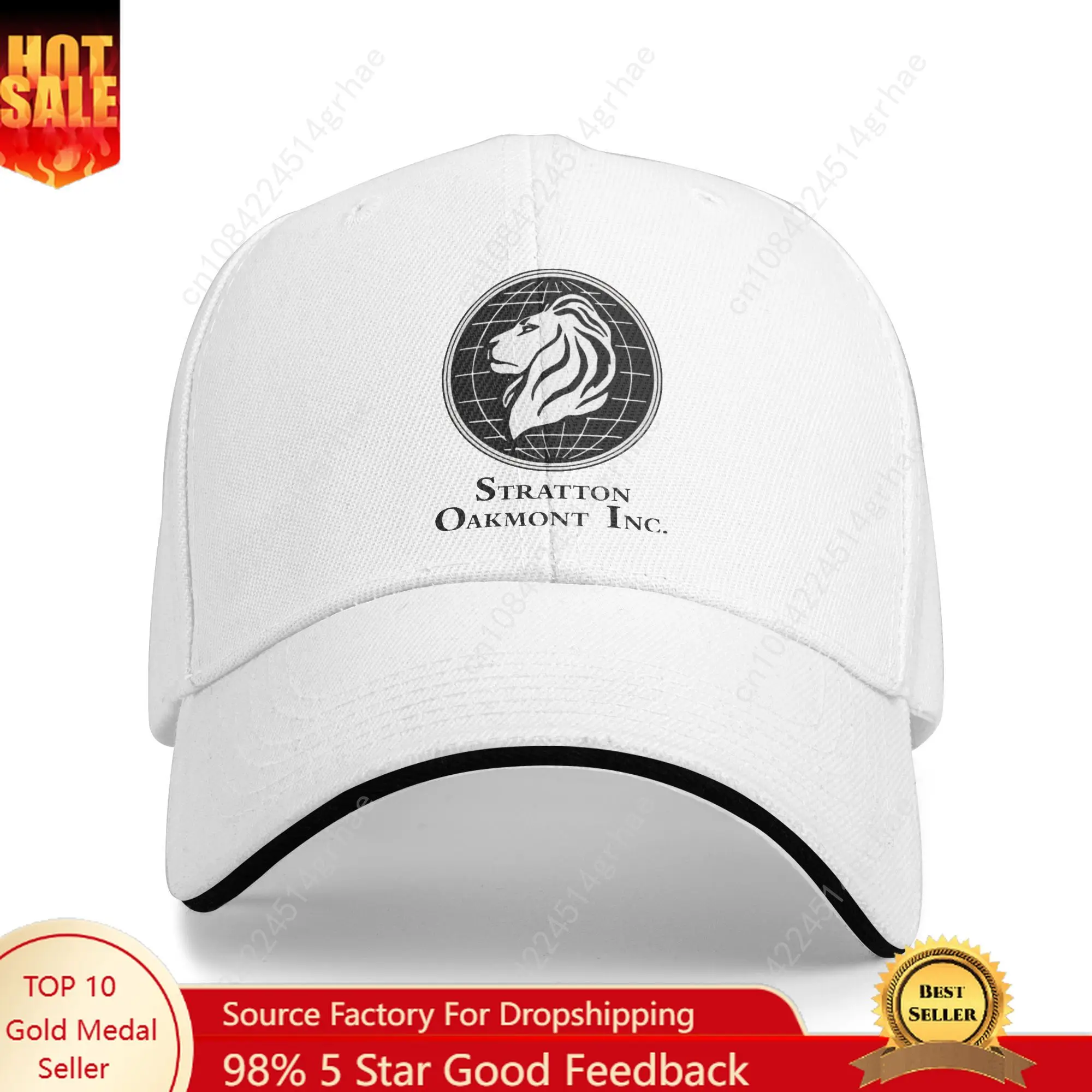 

Summer Casual Baseball Cap Stratton Oakmont Inc Lion Logo 2024 Hip Hop Hats For Unisex-Teens Sun-Proof Design Baseball Caps