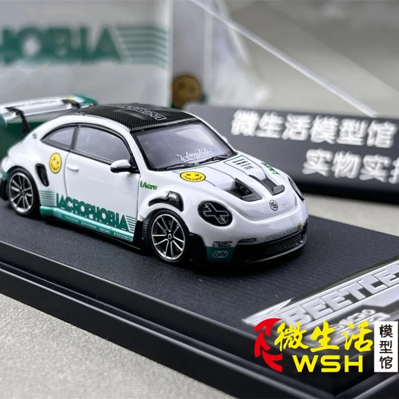 PSC 1:64 BEETLE RS EETLE iAcro simulation modèle de voiture en alliage statique, jouet cadeau de festival pour garçons, ornement de collection pour adultes.