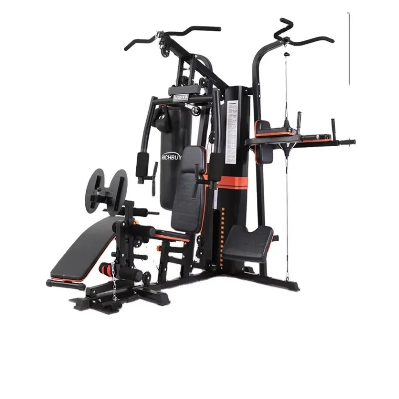

New Arrival 4-Station Multi-Functional Comprehensive Trainer, Strength Training Home Gym Equipment for Club