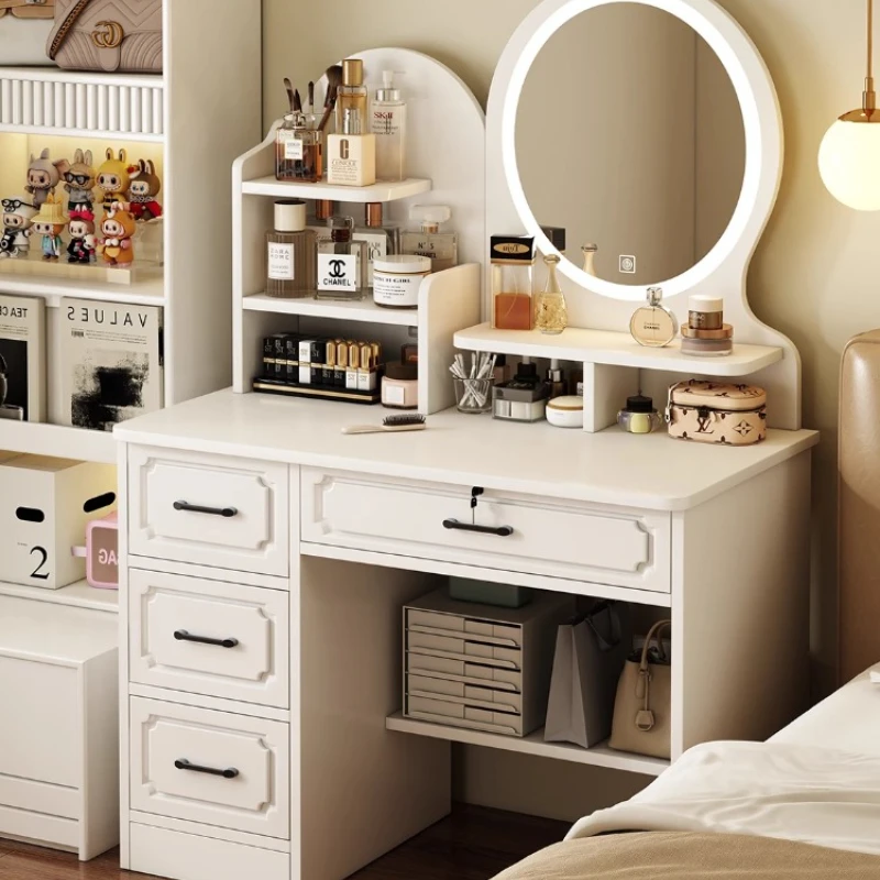 

Modern Home Dressing Table Storage Girls Luxury Drawer Dressing Table Minimalist Cute Penteadeira De Maquiagem Room Furnitures