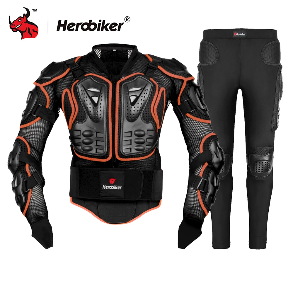 

Motorcycle Riding Armor Anti Fall And Anti-collision Jacket Armor Pants All Season Off-road Motorcycle Racing Armor S-5XL