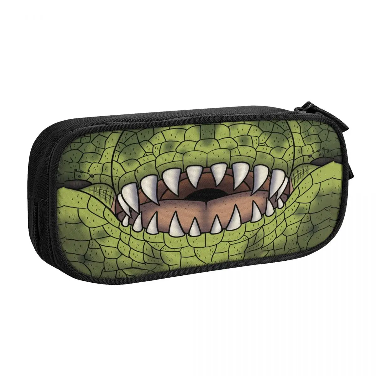 Custom T-Rex Dinosaur Teeth Pencil Cases for Boy Girl Big Capacity Pen Box Bag Stationery