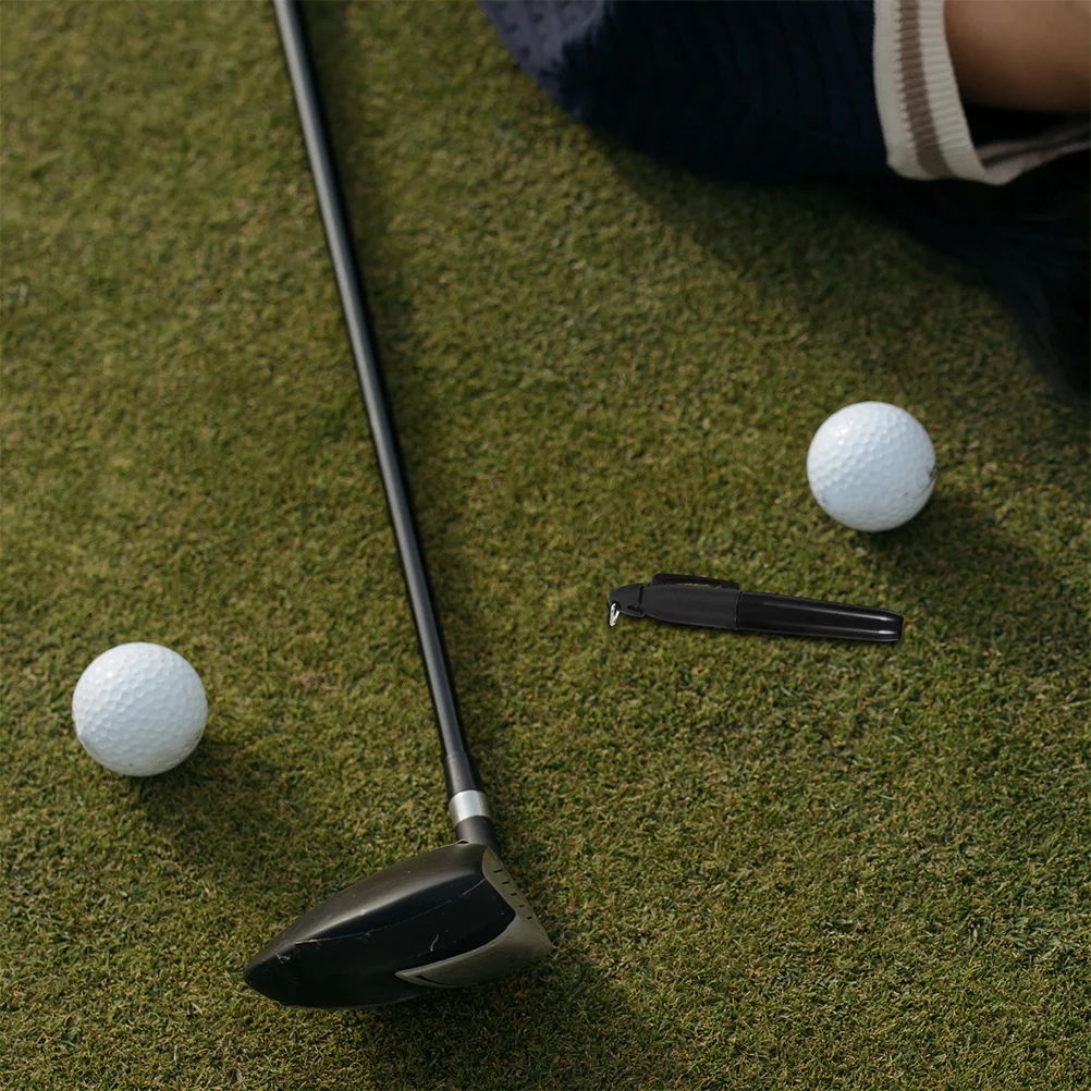 

6Pcs Golf Ball Marker Pen Durable Line Marking Supplies Clear Fine Tip for Accurate Course Judgement Golf Ball Drawing Marker