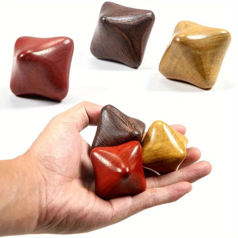 خشب الصندل سداسية كرة اليد تدليك الكرة ميريديان معدات الرعاية الصحية تدليك الأنسجة العميقة حلقات العلاج بالابر