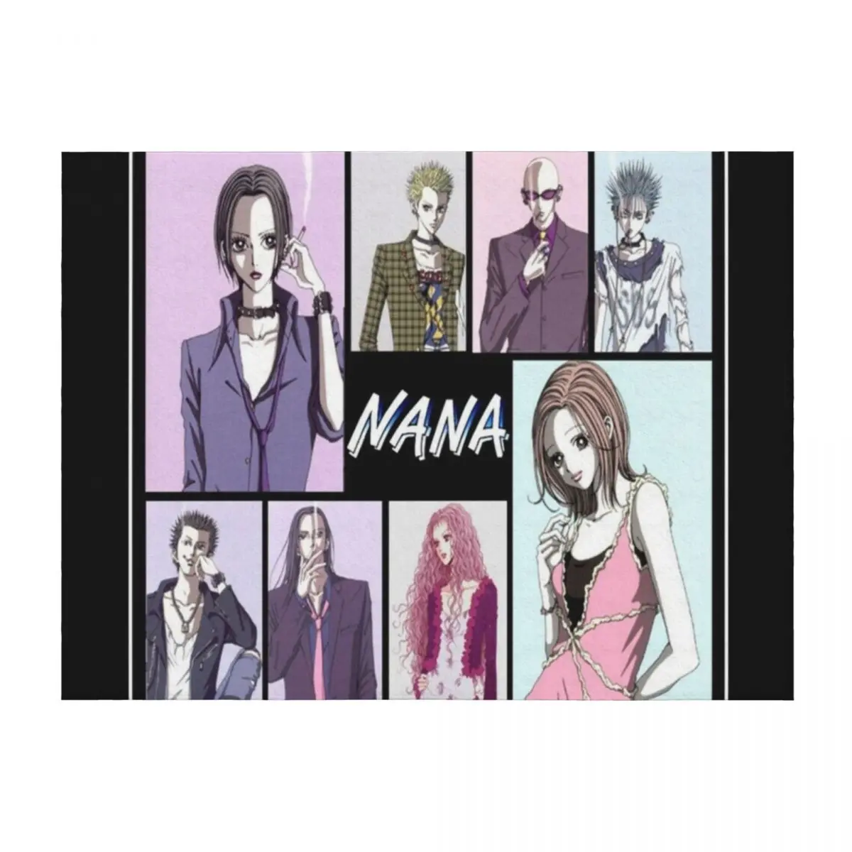 

Nana Anime Throw Blanket warm for winter sofa bed Luxury Brand Moving Blankets