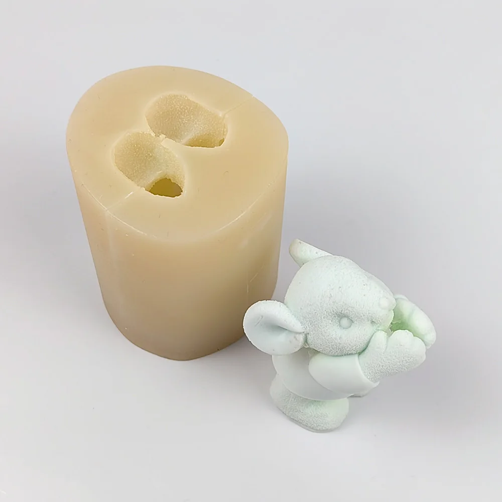 DIY Bunny Rabbit Mold, Hold Flowers, Animal Cake Making, Decoration Mould, Candle Clay Soap, Resin Molds, New