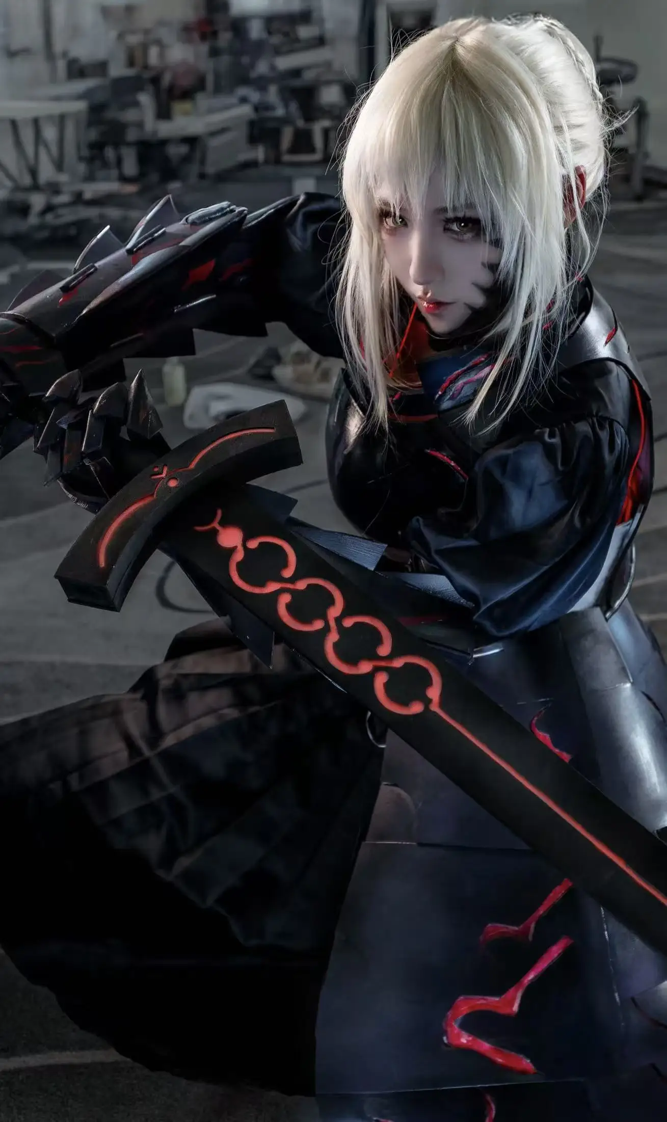 Saber Cos Luminous Sword Weapons Anime Fate Sword Of The Oath Victory Cosplay Prop Halloween Christmas Party Costume Accessories