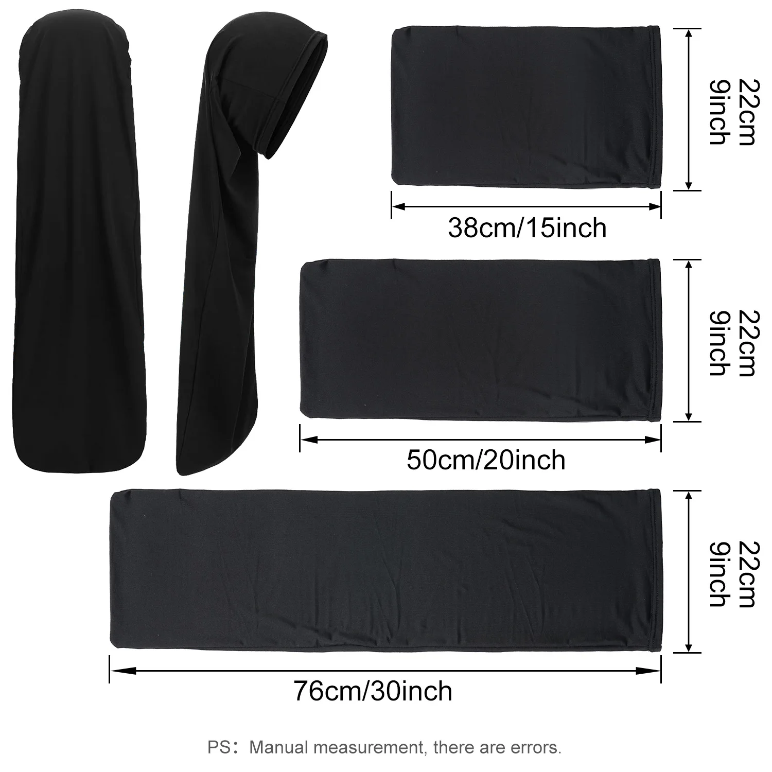 Elastic Long Bonnet Sleep Hats Wrap Night Cap Care Women Men Unisex Extra Large For Natural Curly Loose Hair