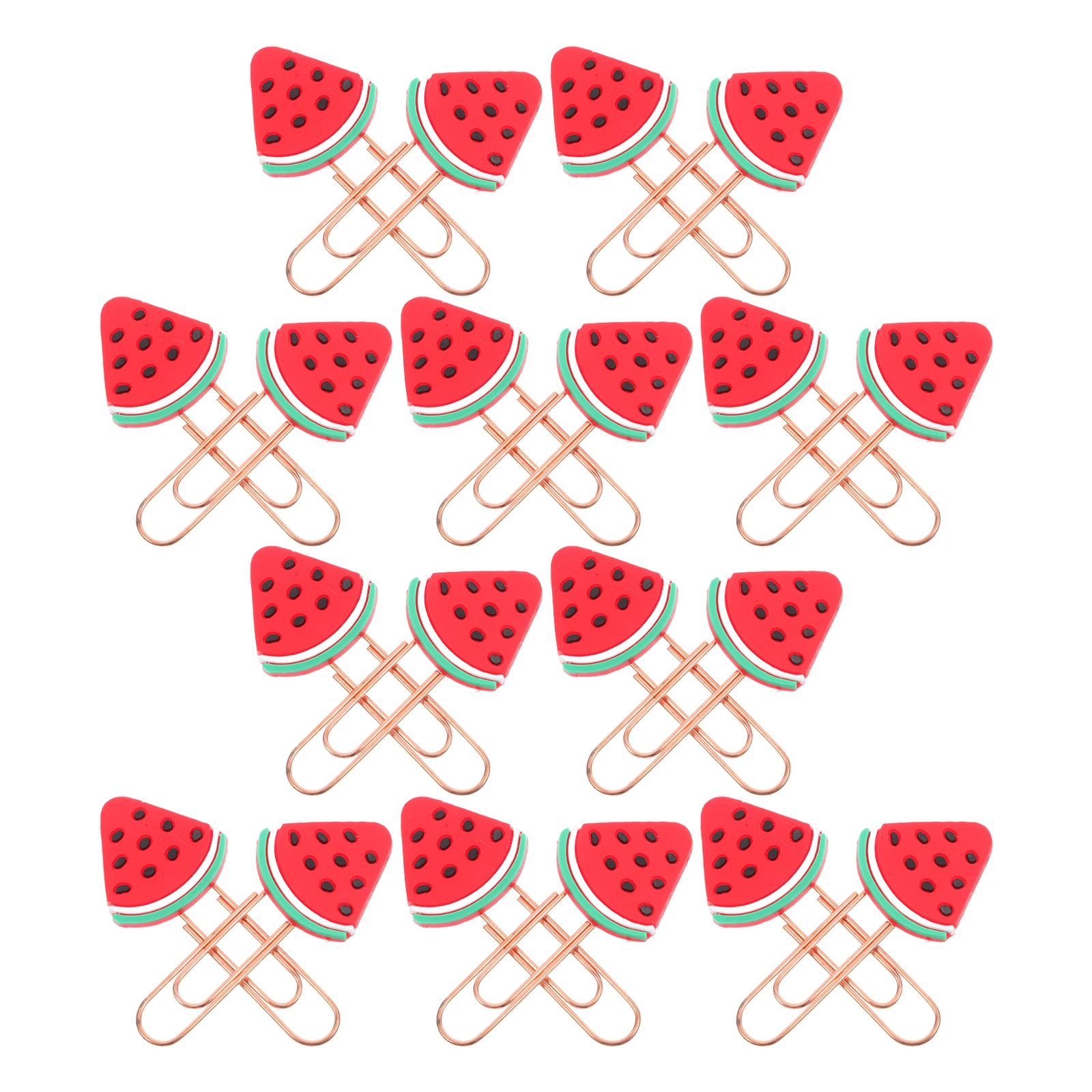 

20pcs Adorable Office File Plastic Document Paperclips Creative Shaped Paper Clips For School Work File Organization