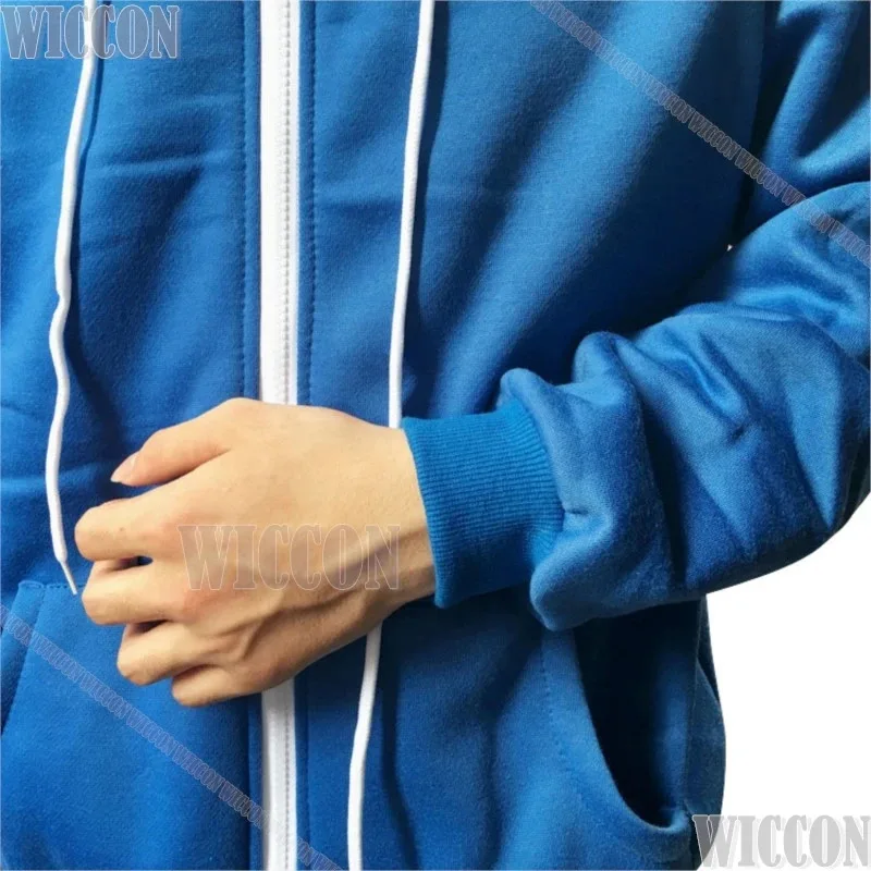 أزياء Sans Brothers Game Undertale التأثيرية معطف أزرق وياقة من الفرو مع قلنسوة مقاس S-5XL لحفلات الهالوين للنساء Mk;3,c'5.b;8'