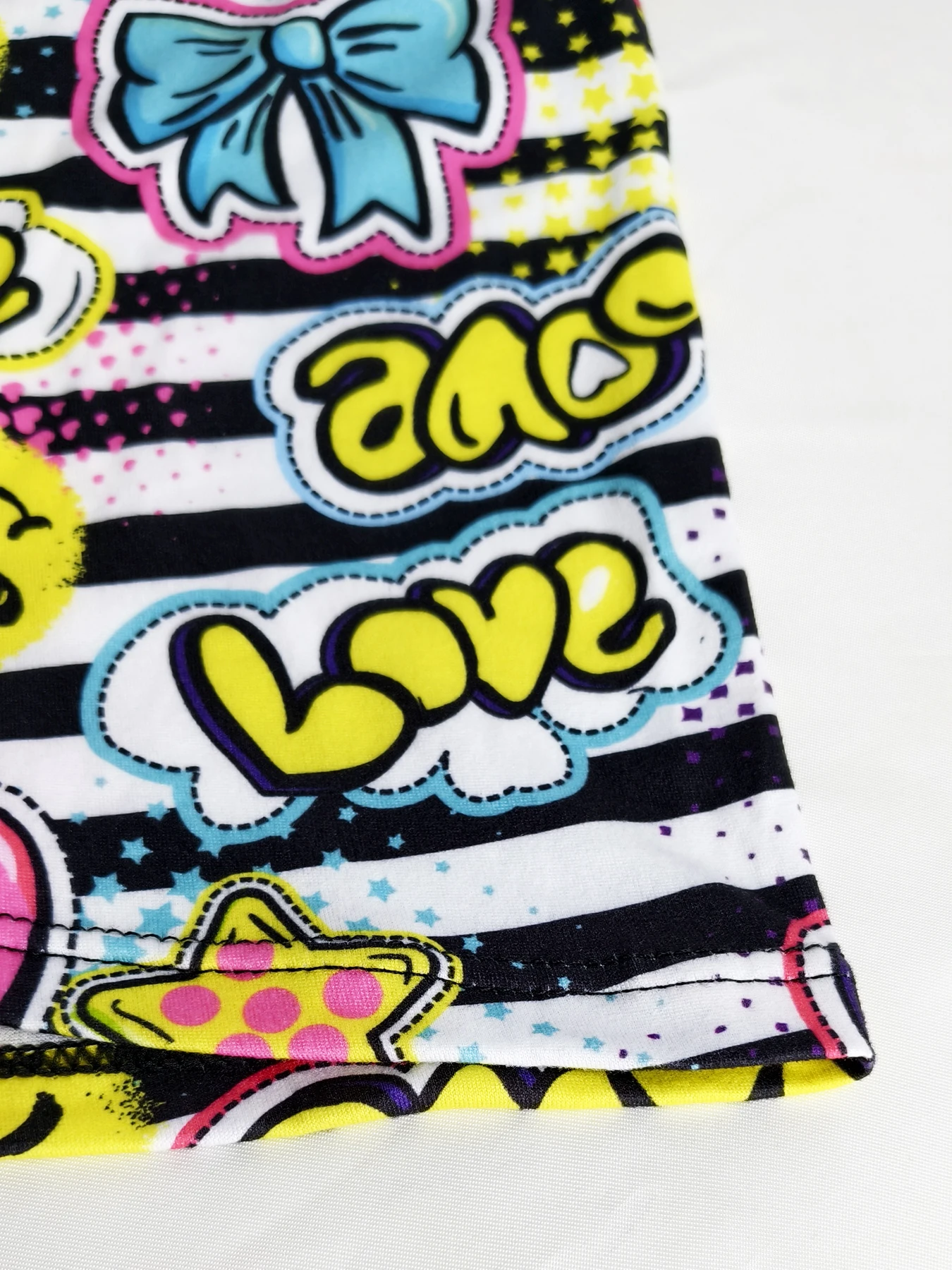 Men's 4-Pack Polyester Boxer Briefs - Graffiti Art Print, Black Waistband Underwear Set image 5
