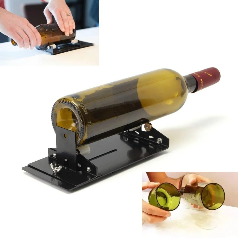 Conjunto De Ferramentas De Corte De Garrafa De Vidro Quadrado, Cortador De Garrafa De Vinho, Home DIY Decoração Design, Fabricação De Obras, Ferramentas Manuais Práticas