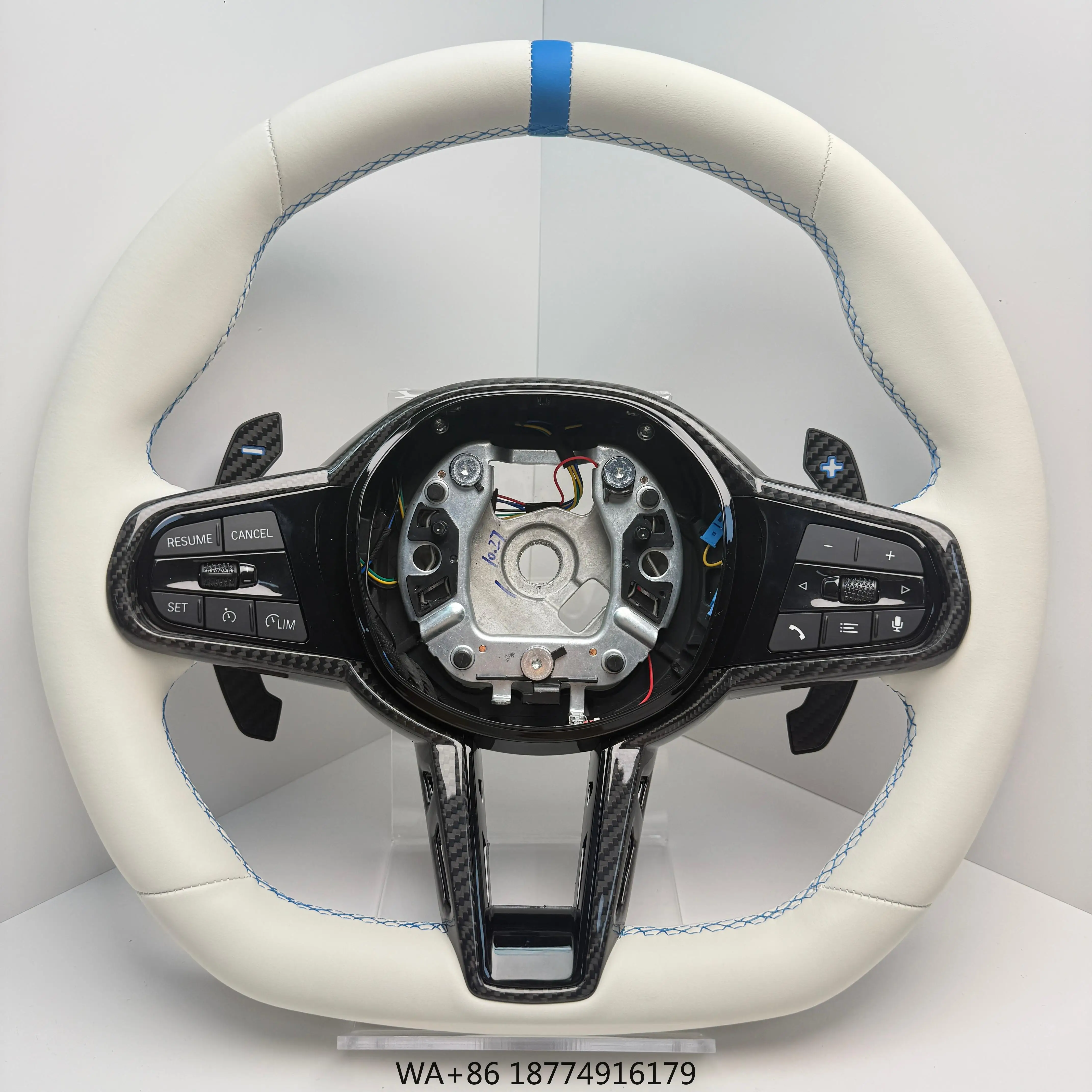 

Custom LCI Steering Wheel New Model for G Series M3 M4 M5 Sport Steering Wheel Leather G80 G82 G20 G30 G11 G06 G38 Upade