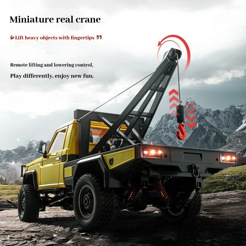 Mn Model Mn82t 1 2 Scale 4wd Rc Off Road Climbing Tow Truck  Pickup Waterproof Remote Control Crawler Model For Hobby New Model