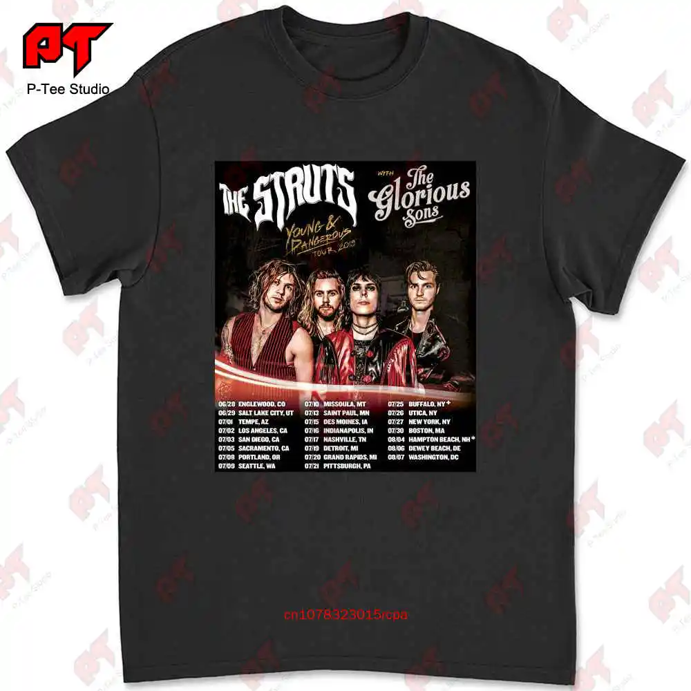 

The Struts The Gloriuous Sons Tour 2019 T-shirt IUCF