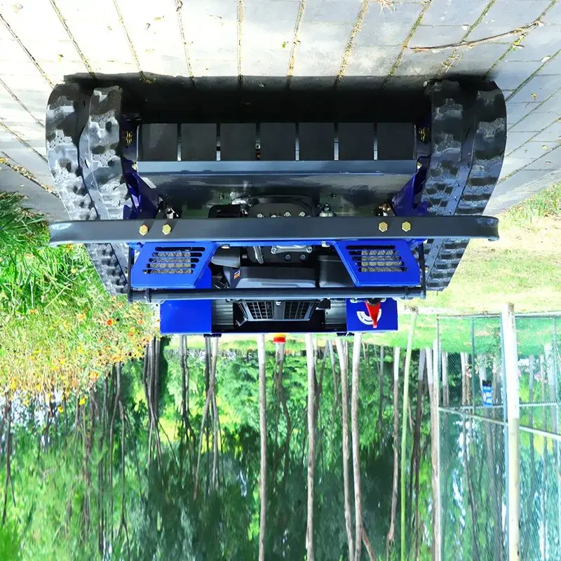 

Customized New Remote-controlled Lawn Mower with Track Type, Detachable Push Shovel, Customizable Colors